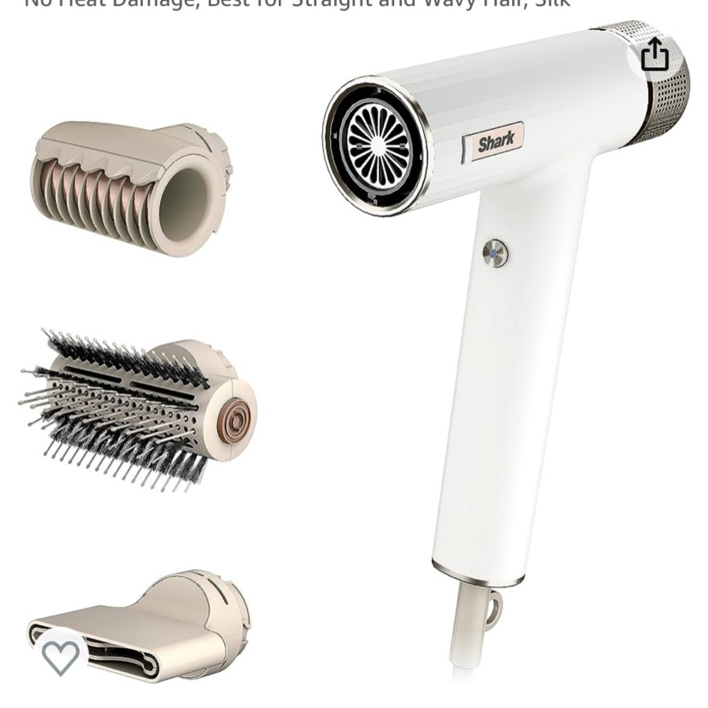 NEW Shark SpeedStyle Rapid Gloss and high velocity Blowdryer, lightweight, ionic